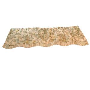 Waverly Spring Bling Scalloped Valance Lot of 2 Window Treatment Farmhouse